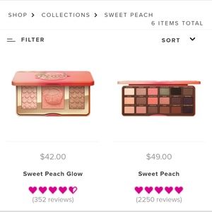 Too Faced Sweet Peach Collection